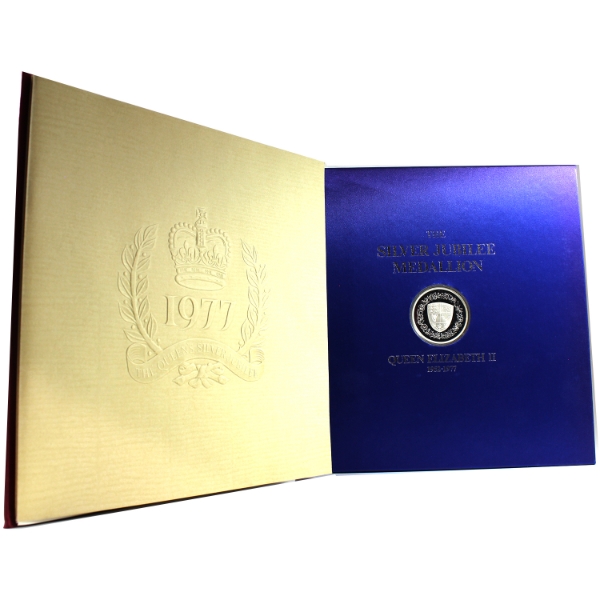 Great Britain 1977 The Medallion Folio of the Silver Jubilee of Queen Elizabeth II