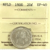 Image 1 : Newfoundland 20-cent ICCS EF40