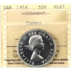 Image 1 : 50-cent 1956 ICCS PL67 Cameo
