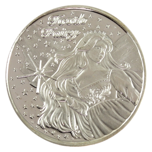1oz SilverTowne Mint The Tooth Fairy .999 Fine Silver Round (Tax Exempt)