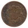 Image 1 : USA 1837 Coronet Head Cent Small Letters VF (Impaired)