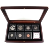 Image 1 : 1975 Proof Year Set in Mahogany Display Case 