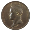 Image 1 : France 1802 Original Napoleon Bonaparte Premier Consul Paix D'amiens Bronze Medallion 60.5g, 50mm