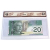 Image 2 : RADAR BC-64b-N1-iii 2004 $20 4-Digit RADAR BCS CUNC63 Original Jenkins-Carney SN: ERW4709074 