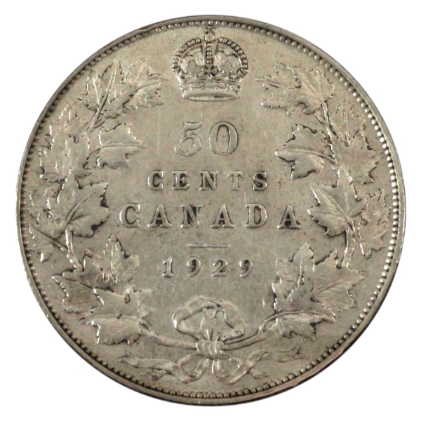 50-cent 1929 VF-EF