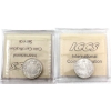 Image 2 : 25-cent 1917 EF45 & 1918 MS62 ICCS. 2pcs.