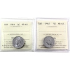 Image 1 : 5-cent 1944 & 1945 ICCS MS65. 2pcs.