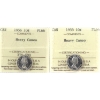 Image 1 : 10-cent 1955 & 1956 ICCS PL66 Heavy Cameo. 2pcs. 