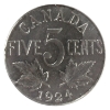 Image 2 : 50-cent 1924 ICCS AU55