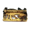 Image 2 : The Treasures of Tutankhamun 'Udjat Eye' Official Reproduction Pin Made of Sterling Silver w/ Enamel