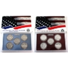 Image 1 : USA 2010 S Beautiful Quarters Proof Set & National Parks Quarters Silver Proof Set. 2pcs.