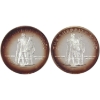 Image 1 : Pair of The Sherritt Mint .999 Fine Silver Medallions approx. 17g Each. 2pcs. (Tax Exempt)