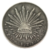 Image 1 : Mexico Silver 1896Zs FZ First Republic 8 Reals AU