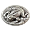 Image 1 : Bison Bullion 3oz .999 Fine Silver Hand Poured Frog (Tax Exempt)
