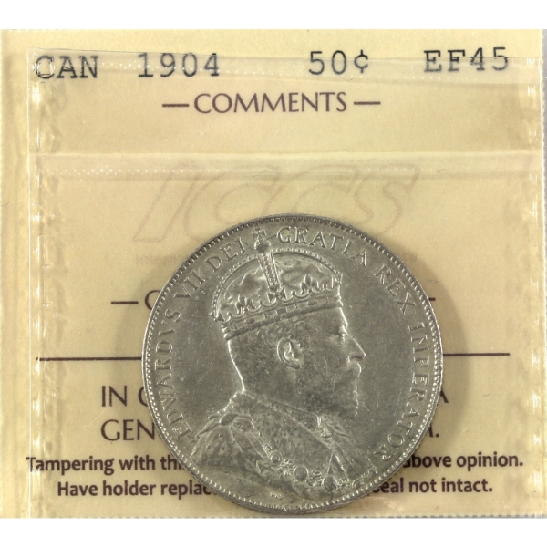 50-cent 1904 ICCS EF45