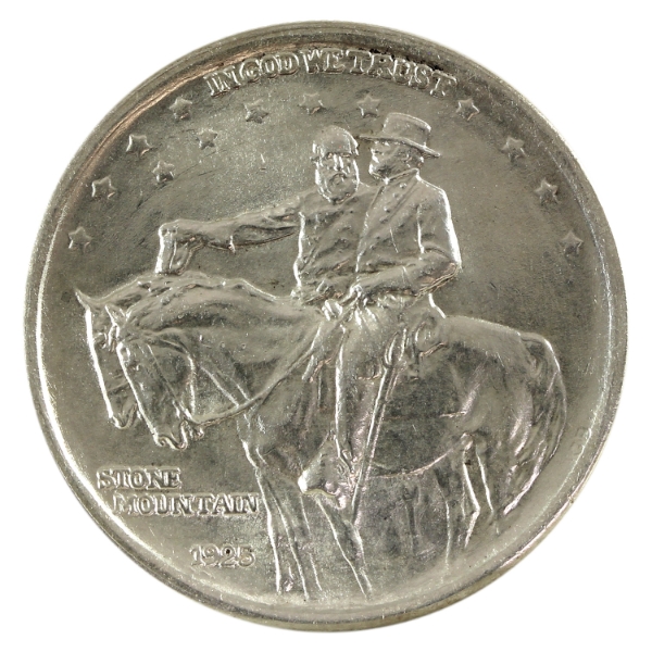 USA Silver 1925 Stone Mountain Half Dollar Choice Brilliant UNC