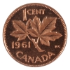 Image 2 : 1-cent 1961 ICCS PL67 Red UHC