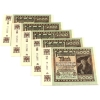 Image 1 : Germany 1922 Pick-81a 5000 Mark Consecutive UNC SN: D225715HG-"19HG. 5pcs.