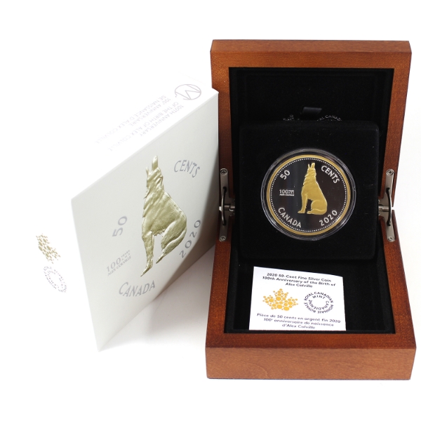 2020 50-cent 100th Anniversary of the Birth of Alex Colville .9999 Fine Silver Coin (Tax Exempt)