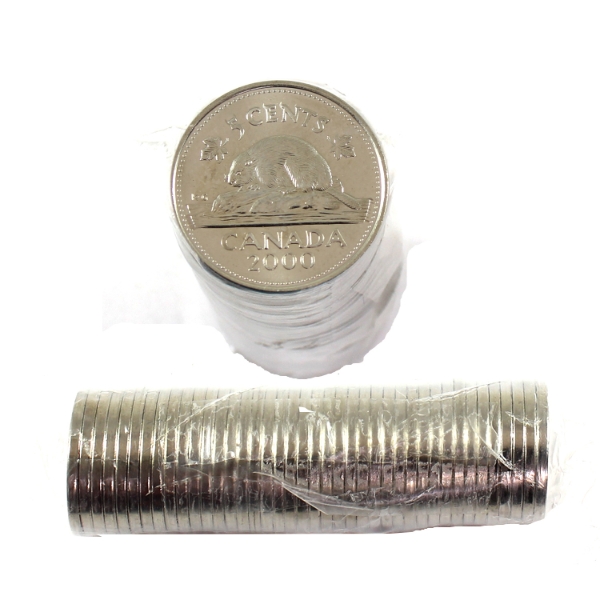 5-cent 2000P Original Roll of 40pcs