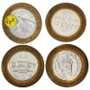 Image 2 : Lot of 4x $10 Limited Edition Casino Gaming Tokens. (Tax Exempt)