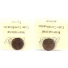 Image 2 : 1-cent 1920 Small & 1921 ICCS MS60 Trace Red. 2pcs.