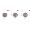 Image 1 : 5-cent 1923-1927 AU to AU-UNC. 3pcs.