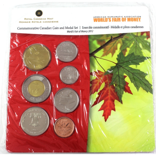ANA 2012 World's Fair of Money Commemorative Coin and Medal Set Issued by the RCM