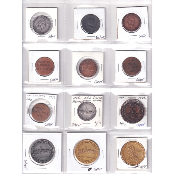 ONA 1970 to 1989 Collection of Medals & Memorabilia. 21pcs