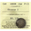Image 1 : 10-cent 1880H Obverse 2 ICCS F15