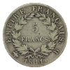 Image 1 : France Silver 1811-D 5 Francs Fine