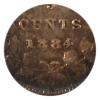 Image 3 : 5-cent 1884 Near 4 Very Fine