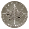 Image 1 : 1993 Platinum $5 1/10oz .9995 Fine Platinum Maple Leaf Coin (Tax Exempt)