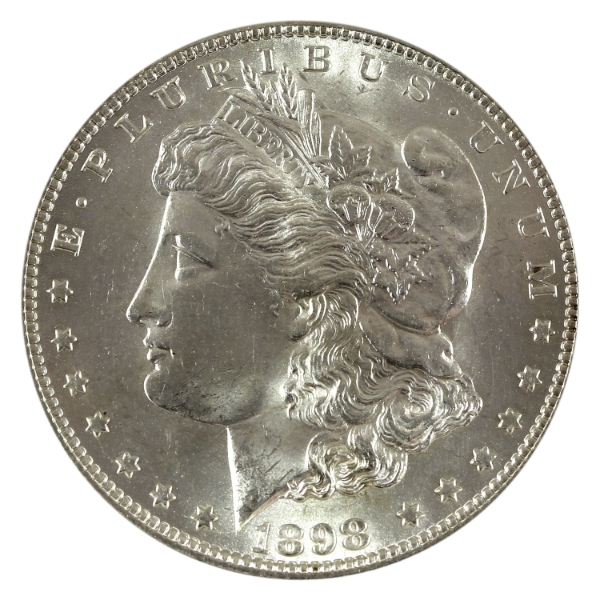 USA Silver 1898-O Morgan Dollar GEM BU