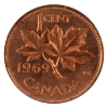 Image 2 : 1-cent 1969 ICCS MS67 Red 