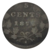 Image 4 : 5-cent 1875H Small Date ICCS VG10