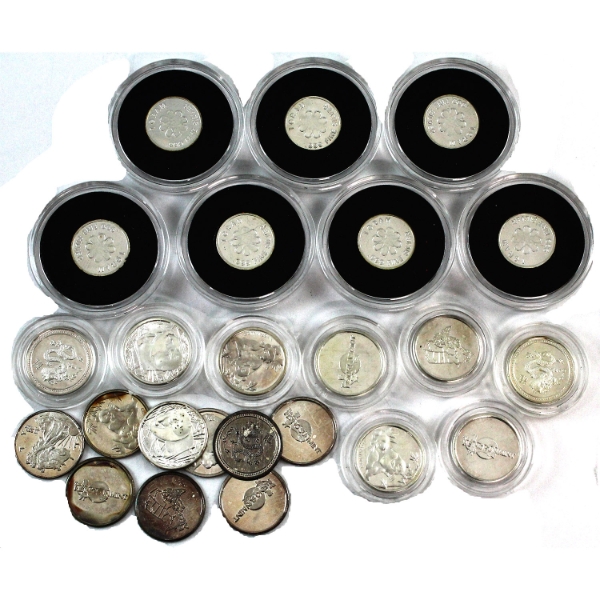 24x 1g Assorted .999 Fine Silver Rounds. 24pcs (Tax Exempt) 