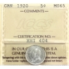 Image 1 : 5-cent 1920 ICCS MS65