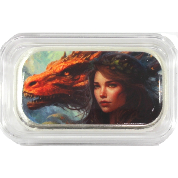 2oz HayleyBug Mint Enchanted Champions: Solarion .999 Fine Silver (Tax Exempt)