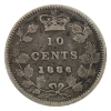 Image 2 : 10-cent 1886 Small 6; Obverse 4 ICCS VG10