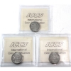 Image 2 : 5-cent 1940, 1941 & 1942 Nickel ICCS MS64. 3pcs