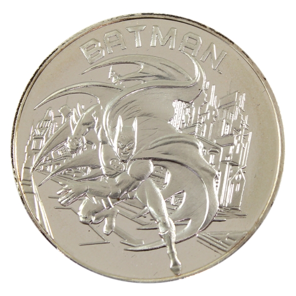 1oz Highland Mint 1999 DC Comics Batman .999 Fine Silver Round (Tax Exempt)