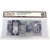 Image 1 : BC-70a 2013 $10 BCS GEM UNC66 Original Macklem-Carney SN: FTA2398231