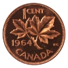 Image 2 : 1-cent 1964 ICCS PL67 Red UHC
