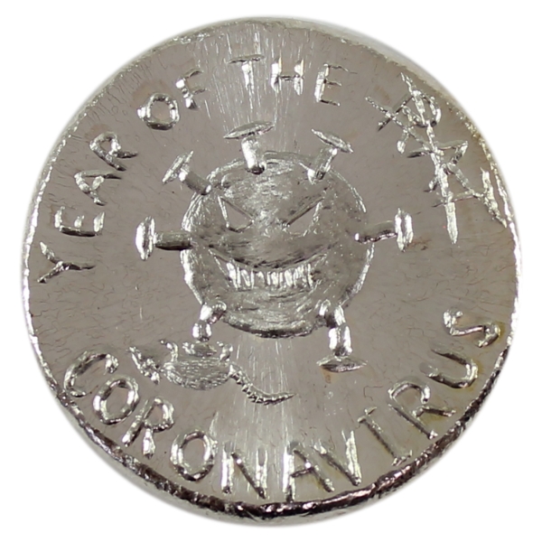 1oz Beaver Bullion Apocalypse - Year of the Coronavirus .999 Fine Silver Round (Tax Exempt)