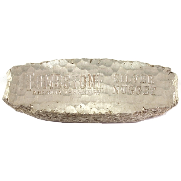 10oz Scottsdale Mint Tombstone Arizona .999 Fine Silver Nugget (Tax Exempt)
