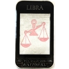 Image 1 : 1oz National Zodiac Series - Libra .999+ Fine Silver Bar with Beautiful Coloured Enameling!