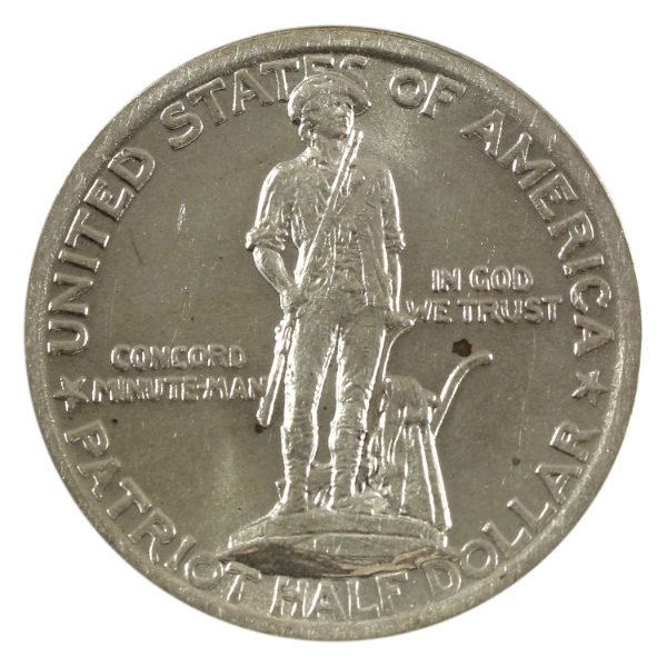 USA Silver 1925 Lexington Concord Patriot Half Dollar Choice Brilliant UNC