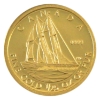 Image 1 : 2012 Gold 50-cent The Bluenose 1/25oz .9999 Fine Gold Coin (Tax Exempt)