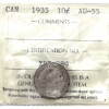 Image 1 : 10-cent 1935 ICCS AU55